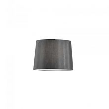 Dorsale_pt1 abażur klosz do lampy stojącej Ø 40 x wys.30cm czarna tkanina